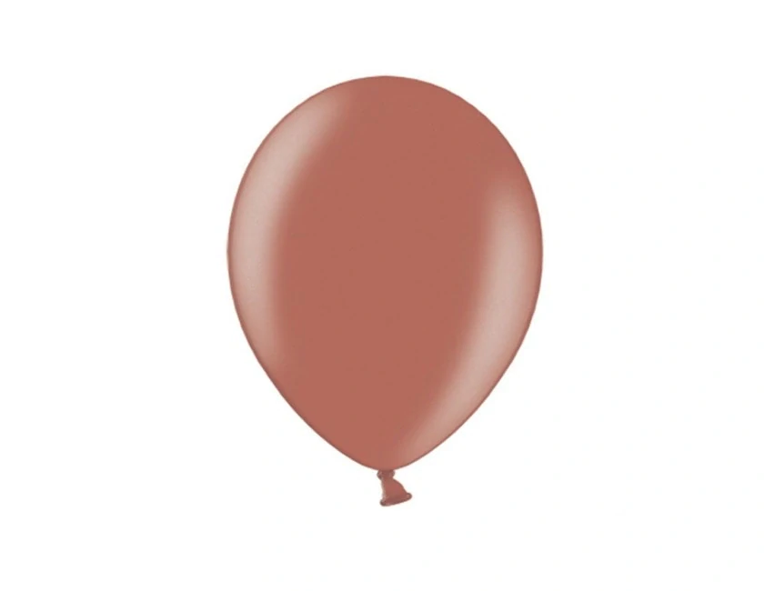 Balón hnedý lesklý