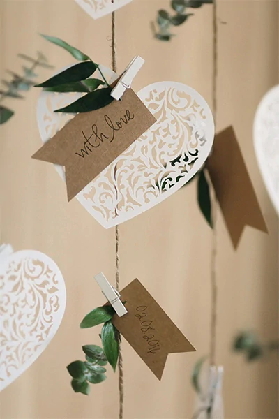 Srdce ornament veľké