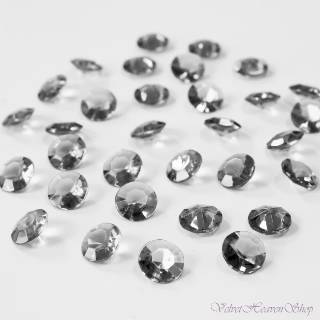Diamanty sivé 12mm 100ks