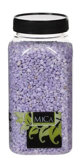 Dekoračný štrk bledofialový 4-6mm 250g