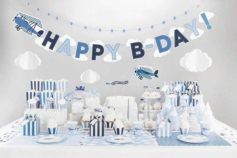 Girlanda Happy B-Day lietadielko
