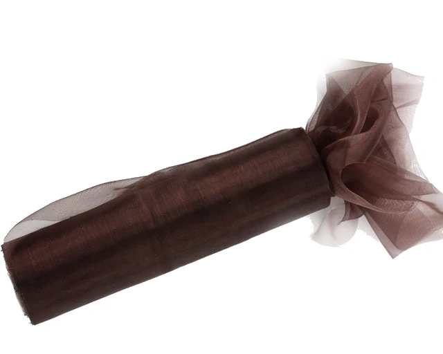 Organza hnedá 16cm