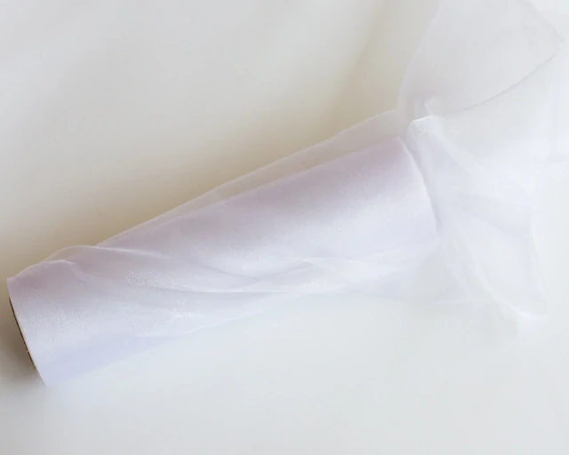 Organza biela 36cm