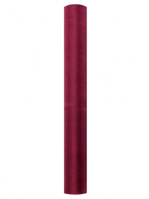 Organzový materiál na výzdobu sály bordový 150cm 50m