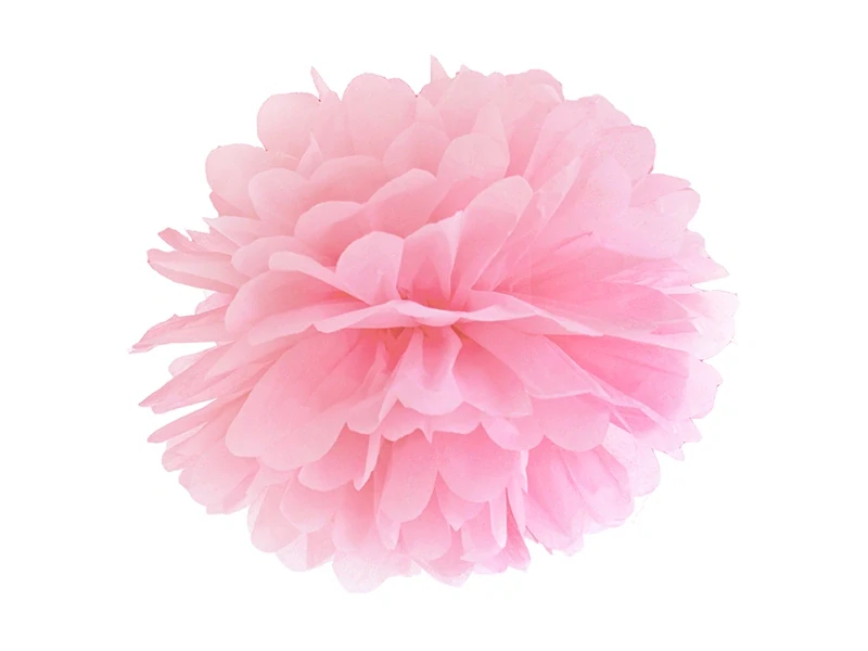 Pom pom bledoružový 25cm