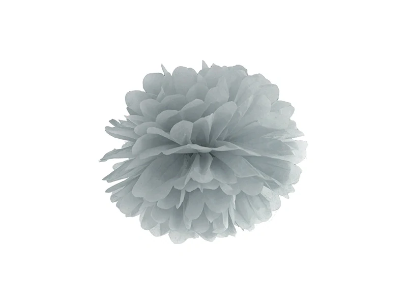 Pom pom sivý 25cm