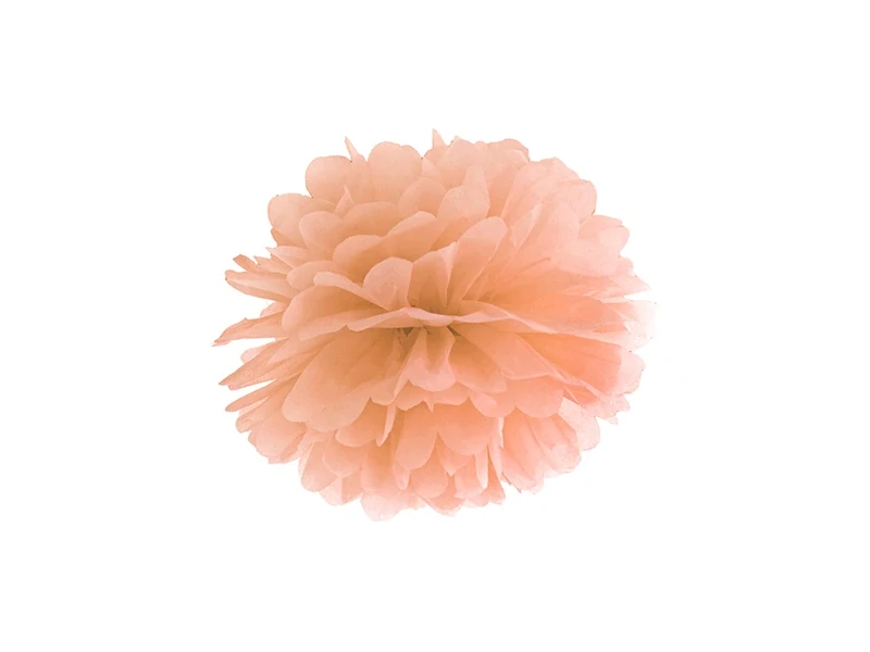 Pom pom marhuľový - lososový 25cm