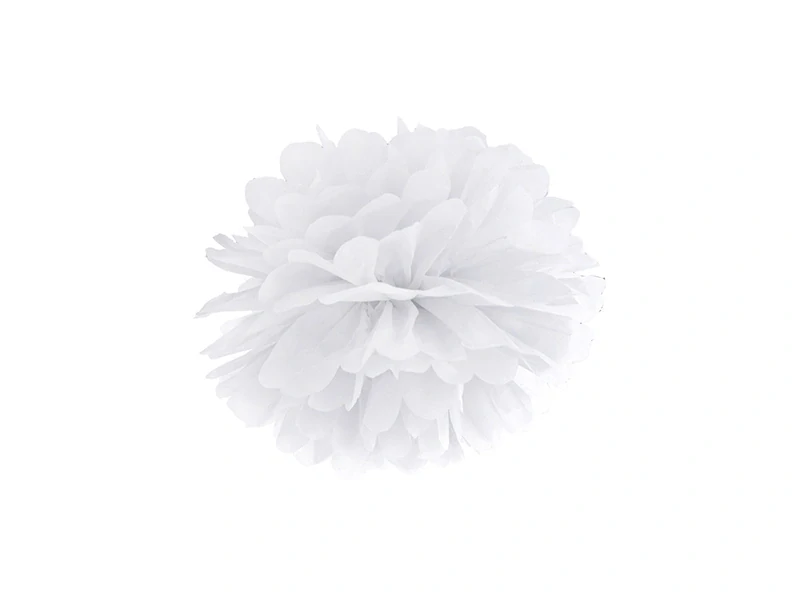 Pom pom biely 25cm