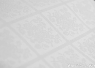 Svadobné servítky z netkanej textílie Floral biele