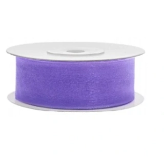 Šifónová stuha bledofialová 25mm