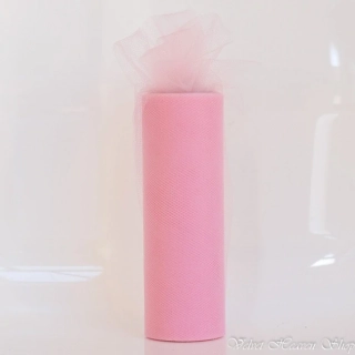 Tyl bledoružový 15cm x 9m