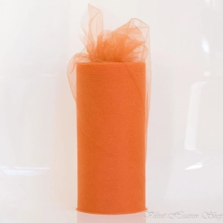 Tyl oranžový 15cm x 9m