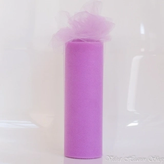 Tyl ružovo - fialový bledý 15cm x 9m