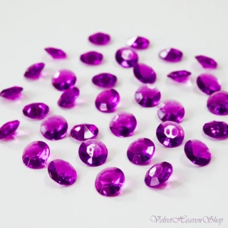 Diamanty slivkové 12mm 100ks