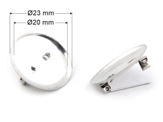 Brošňový mostík okrúhly 19mm