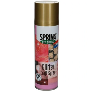 Glitrový sprej floristický zlatý