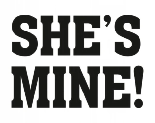 Svadobné nálepky na topánky SHE´S MINE 1pár
