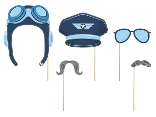 Rekvizity na fotenie pilot
