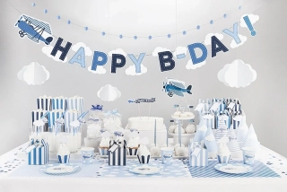 Girlanda Happy B-Day lietadielko