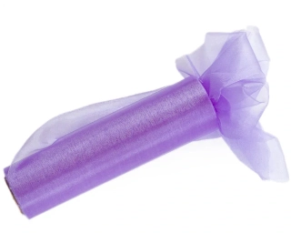 Organza bledofialová 36cm