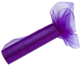 Organza fialová 36cm