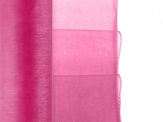 Organza cyklámenová obšitá 38cm
