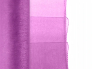 Organza slivková obšitá 38cm