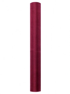 Organzový materiál na výzdobu sály bordový 150cm 50m