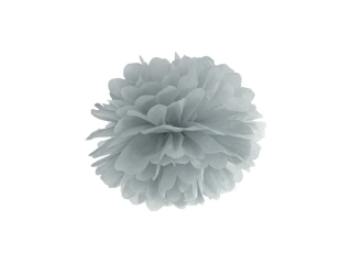 Pom pom sivý 25cm