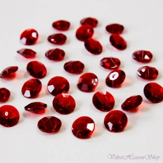 Diamanty bordové 20mm 10ks